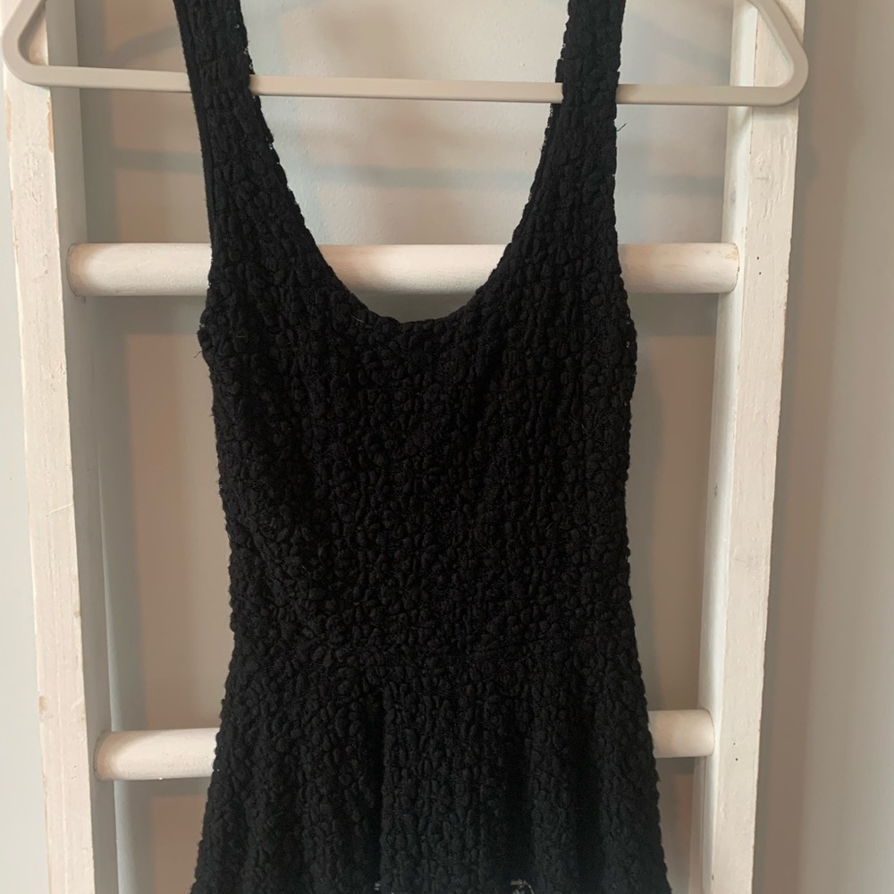 Pins & Needles Black Textured Blouse